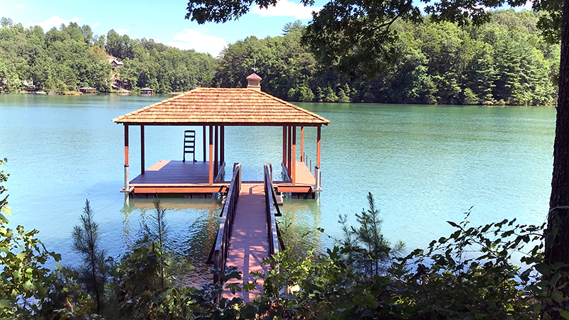A private dock when you build your dream home